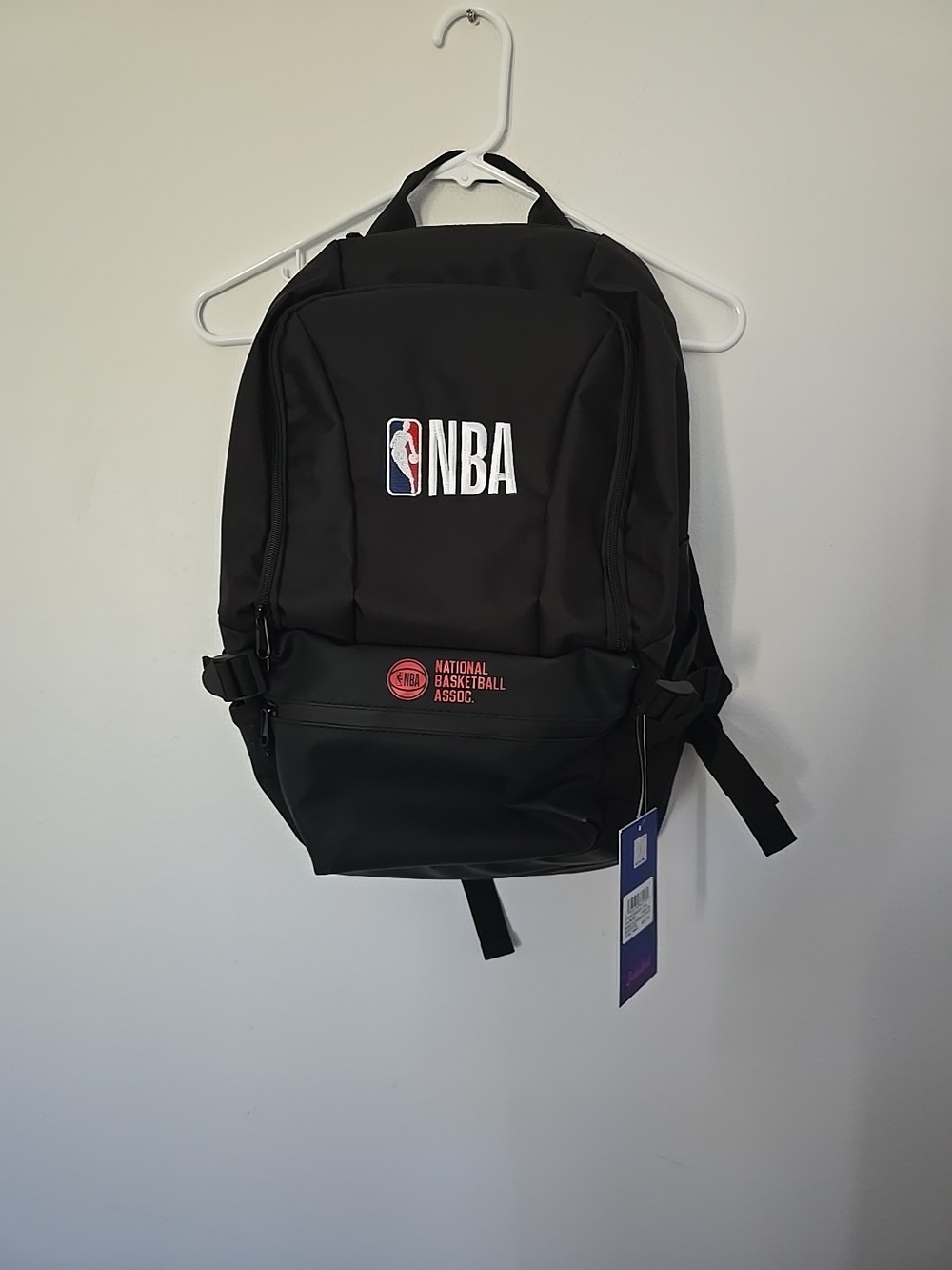 NWT NBA Official Black Player Backpack National Basketball Association Shoes